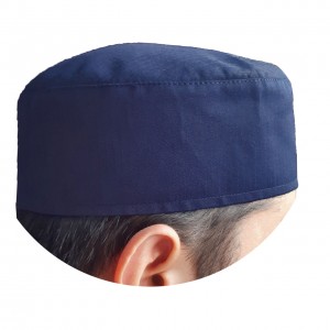 Navy Blue Quality Coat Fabric ( Namaz Cap)  Cap / Kufi IBZ-300-5